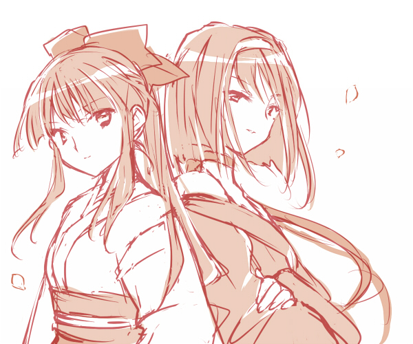 shinguuji sakura and kanzaki sumire (sakura taisen) drawn by wato_(ko)