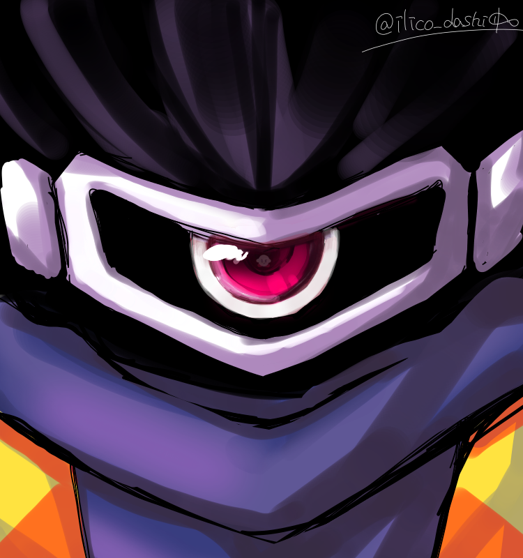 dark matter and dark matter blade (kirby and 1 more) drawn by wandot_(ilicololo)