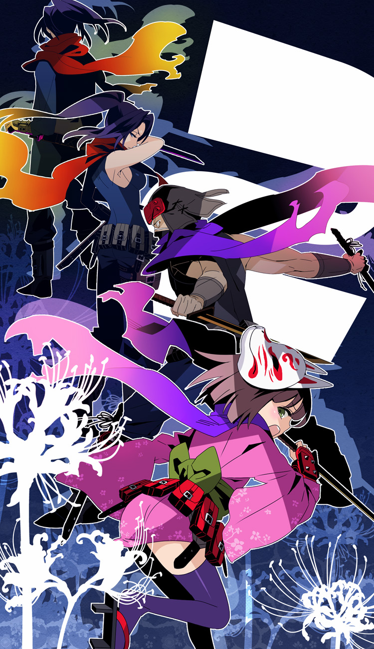 shinobi, shinobi 4, shinobi 2, shinobi 1, and shinobi 3 (sekaiju no meikyuu and 1 more) drawn by makita