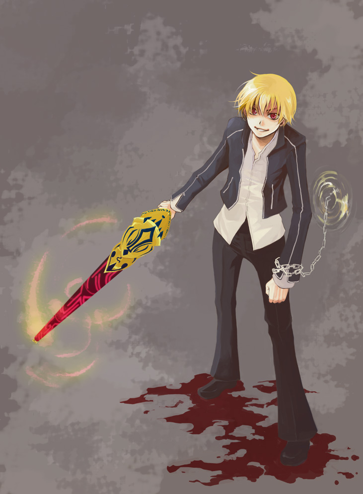 gilgamesh (fate and 1 more) drawn by kotemari_noboru