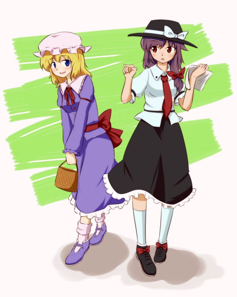 usami renko and maribel hearn (touhou) drawn by konokiya