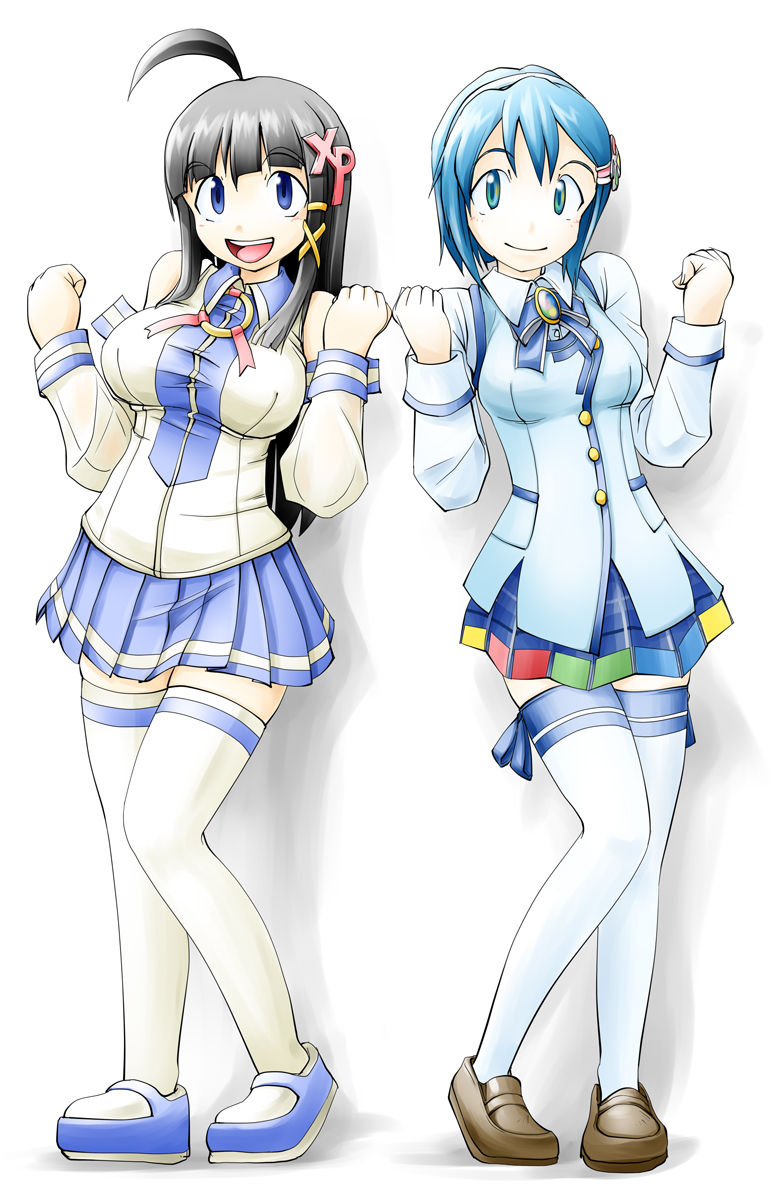 xp-tan and madobe nanami (os-tan and 3 more) drawn by asahina_you