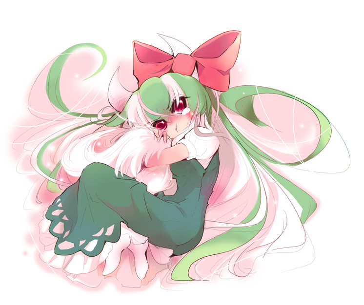 kamishirasawa keine and ex-keine (touhou) drawn by usoneko