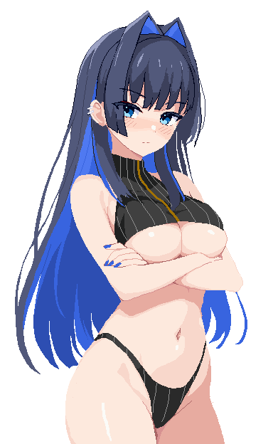 ouro kronii (hololive and 1 more) drawn by zou_eita