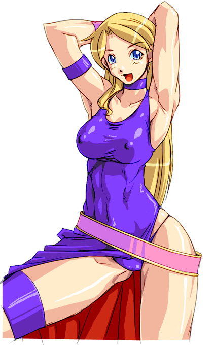 b. jenet (fatal fury and 1 more) drawn by qkat_(arikawa-dou)