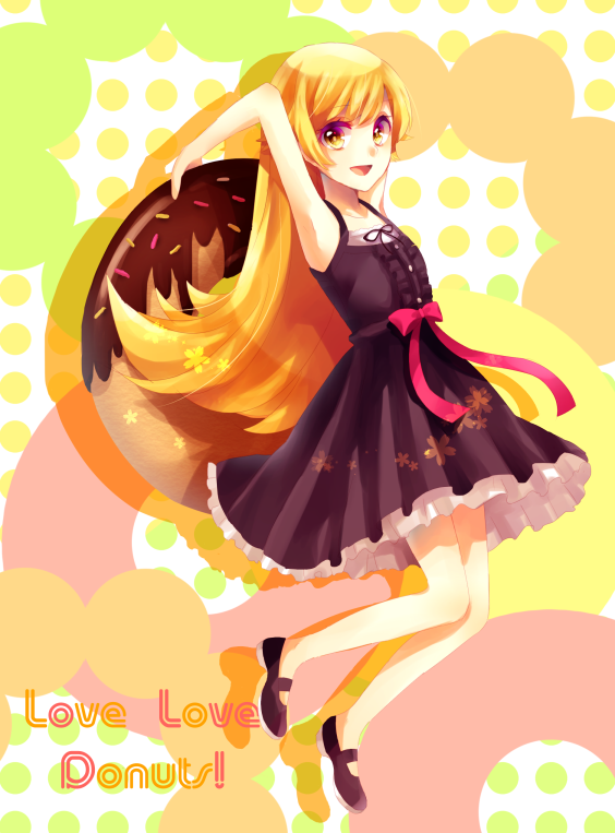oshino shinobu (monogatari and 1 more) drawn by aisusuki