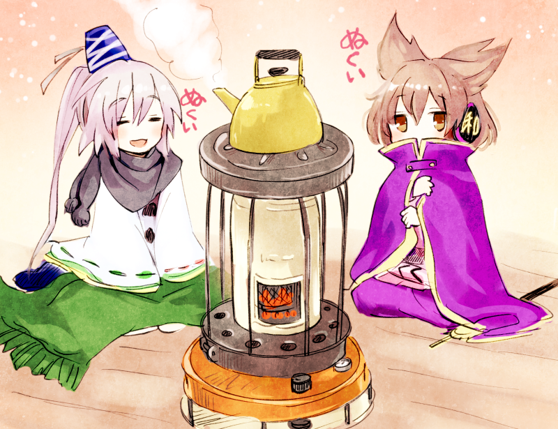 toyosatomimi no miko and mononobe no futo (touhou) drawn by makuwauri