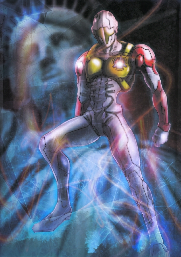 chelnov (data east and 1 more) drawn by sig_(sotokanda_delta_force)