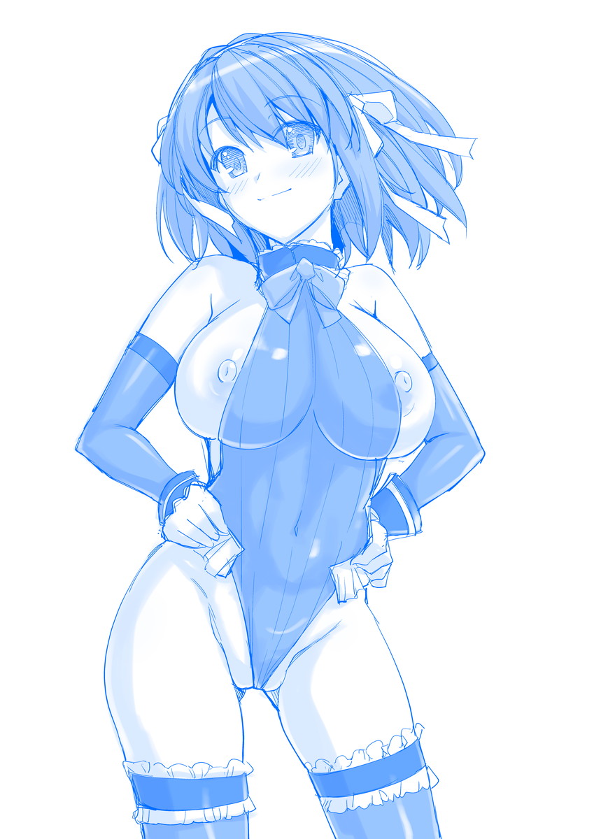 suzumiya haruhi and marie rose (suzumiya haruhi no yuuutsu and 2 more) drawn by haruhisky
