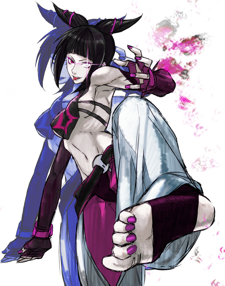 han juri (street fighter and 1 more) drawn by tetsu_(kimuchi)