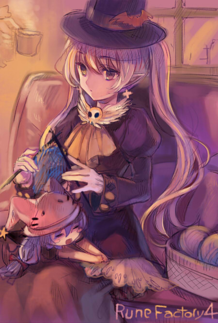 dolce and pico (rune factory and 1 more) drawn by ame_yamori