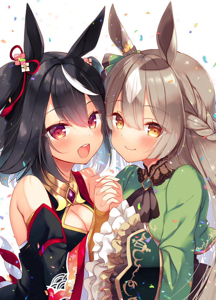 satono diamond and kitasan black (umamusume) drawn by sazaki_ichiri