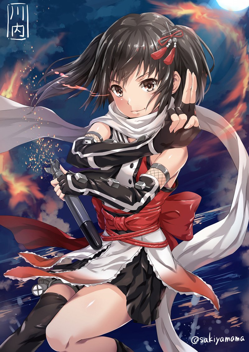 sendai and sendai kai ni (kantai collection) drawn by sakiyamama