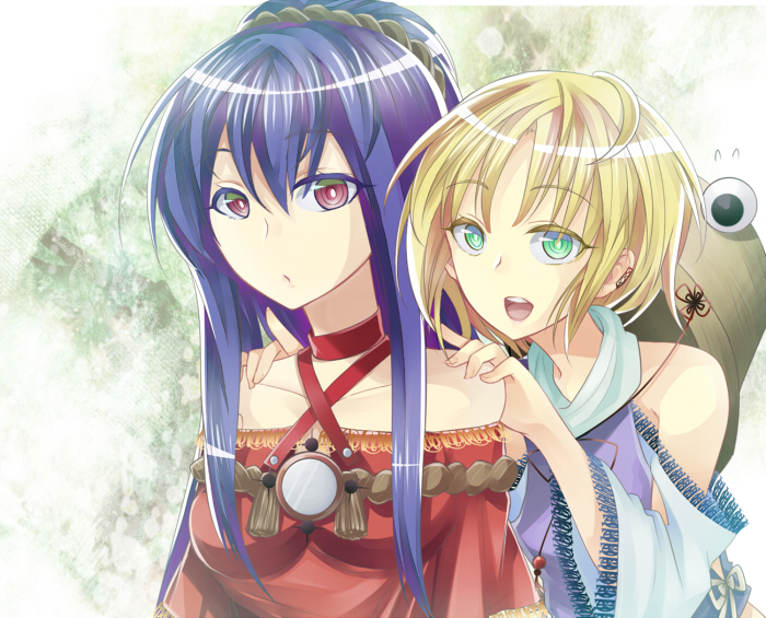 moriya suwako and yasaka kanako (touhou) drawn by kantomu