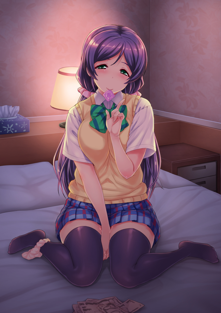 tojo nozomi (love live! and 1 more) drawn by rokko