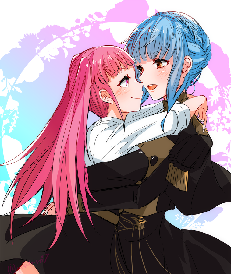 hilda valentine goneril and marianne von edmund (fire emblem and 1 more) drawn by yutohiroya