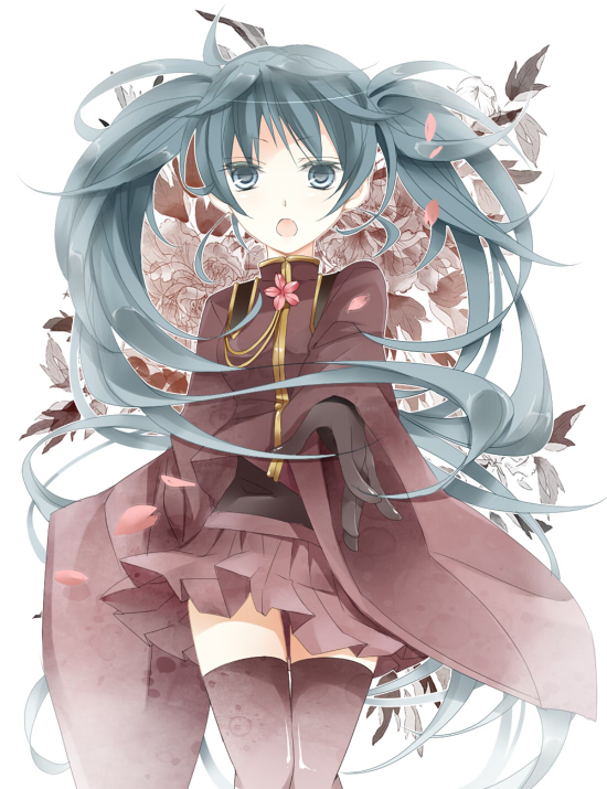 hatsune miku (vocaloid and 1 more) drawn by ayumaru_(art_of_life)