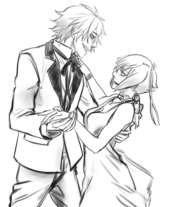 zessica wong and amata sora (aquarion and 1 more) drawn by acidfreecoke