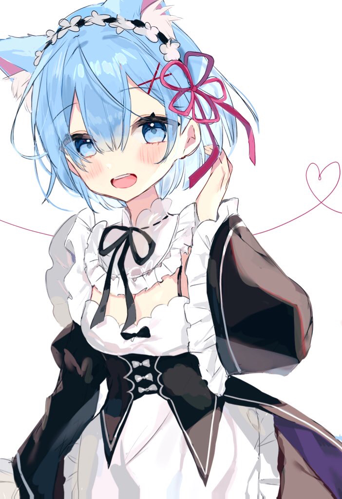 rem (re:zero kara hajimeru isekai seikatsu) drawn by hayu_(hayu0305)