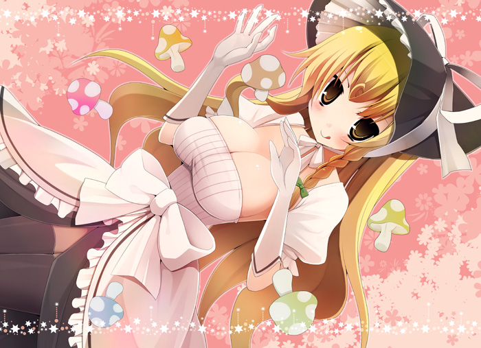 kirisame marisa and invincible marisa (touhou and 1 more) drawn by kujiran