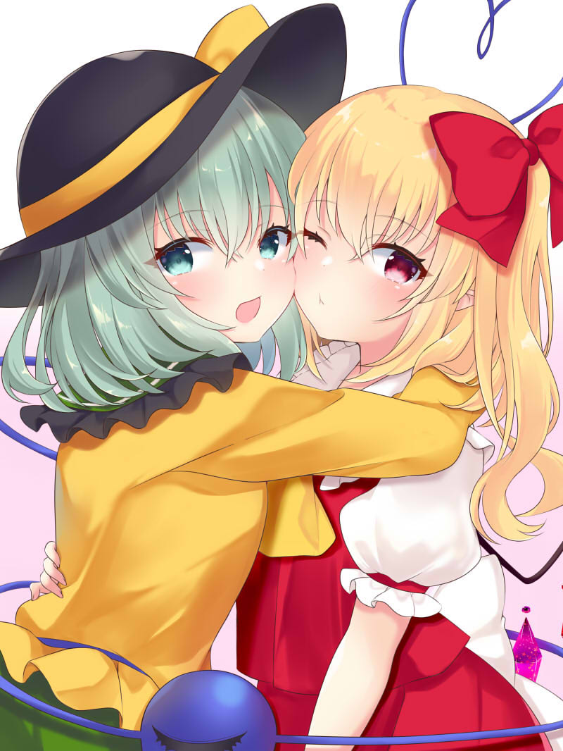 flandre scarlet and komeiji koishi (touhou) drawn by tosakaoil