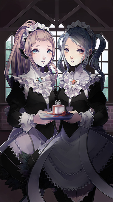 felicia and flora (fire emblem and 1 more) drawn by pokettopom