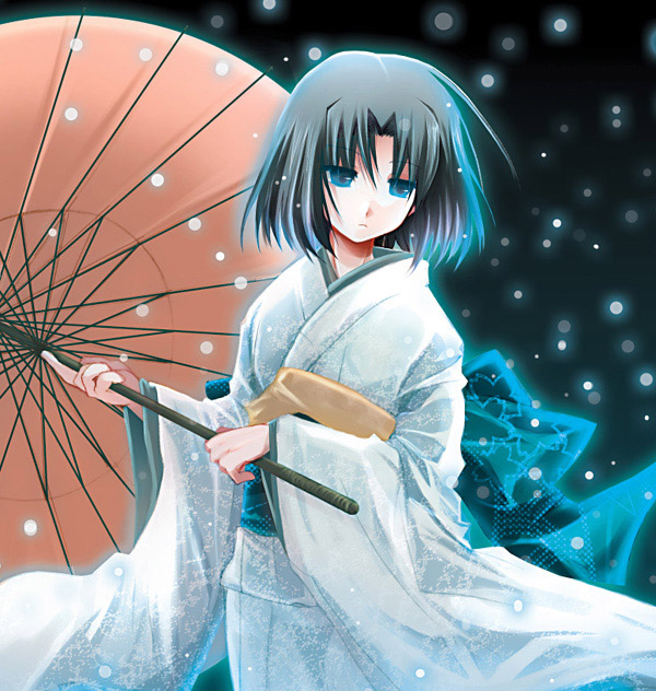 ryougi shiki and void shiki (kara no kyoukai) drawn by izumiya_otoha