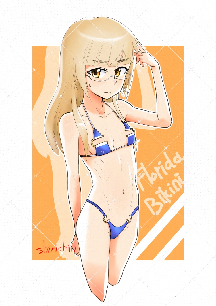 perrine h. clostermann (world witches series and 1 more) drawn by shiri_chin
