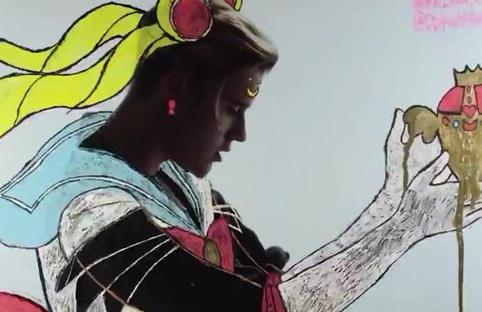 tsukino usagi, sailor moon, skrillex, and justin bieber (bishoujo senshi sailor moon)