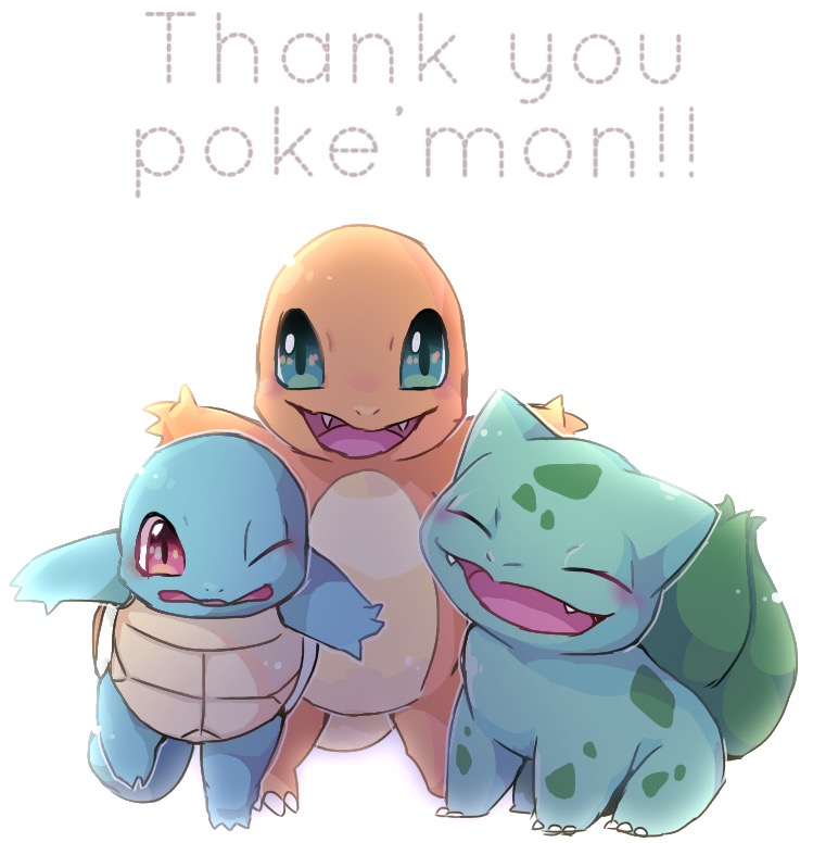 bulbasaur, squirtle, and charmander (pokemon) drawn by mz_marine