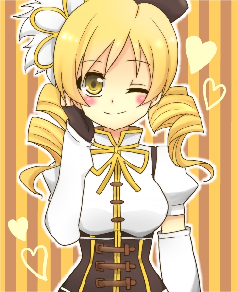 tomoe mami (mahou shoujo madoka magica) drawn by giyokuro