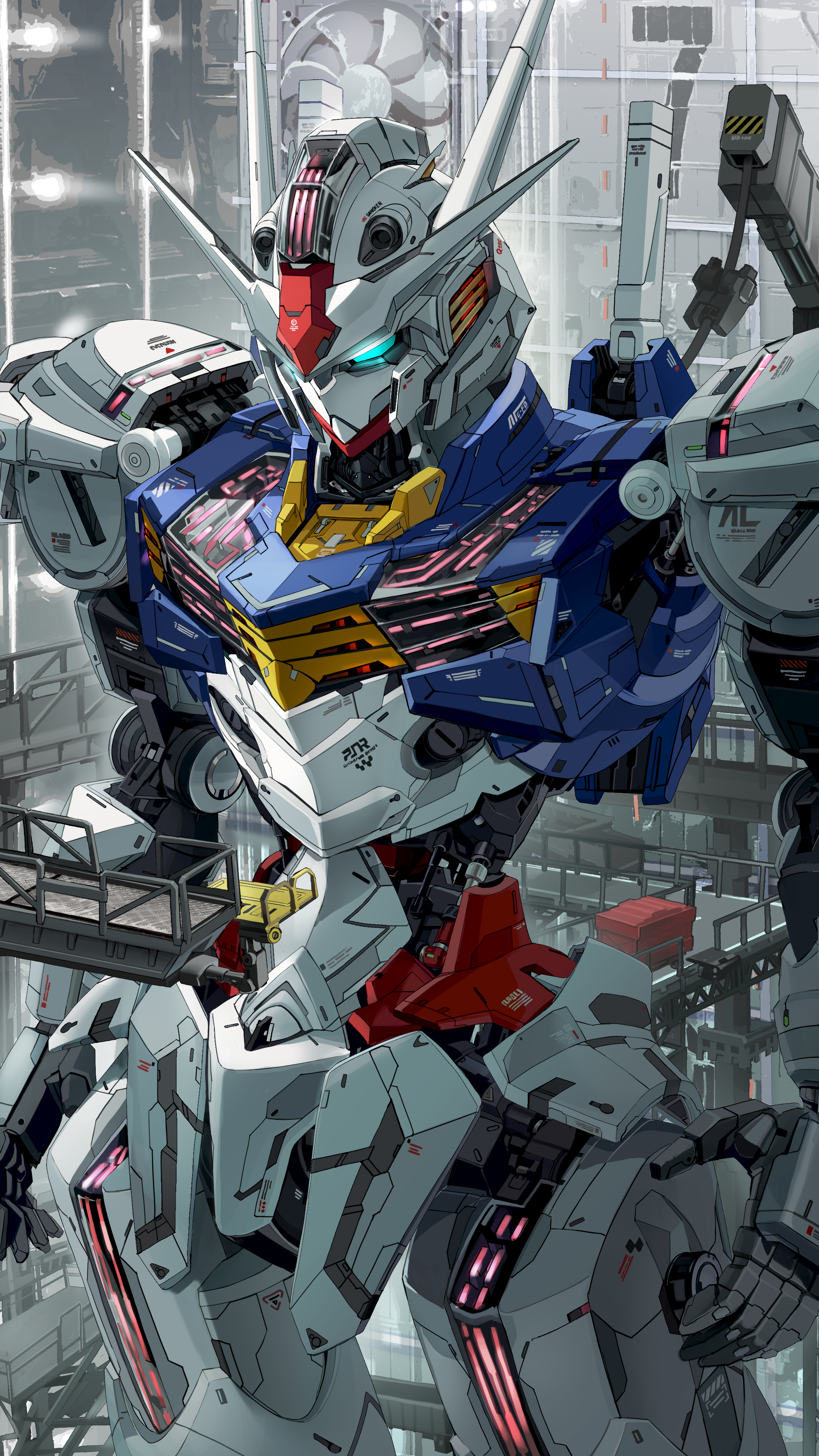 Gundam Aerial Gundam And 1 More Drawn By Veerinly Danbooru