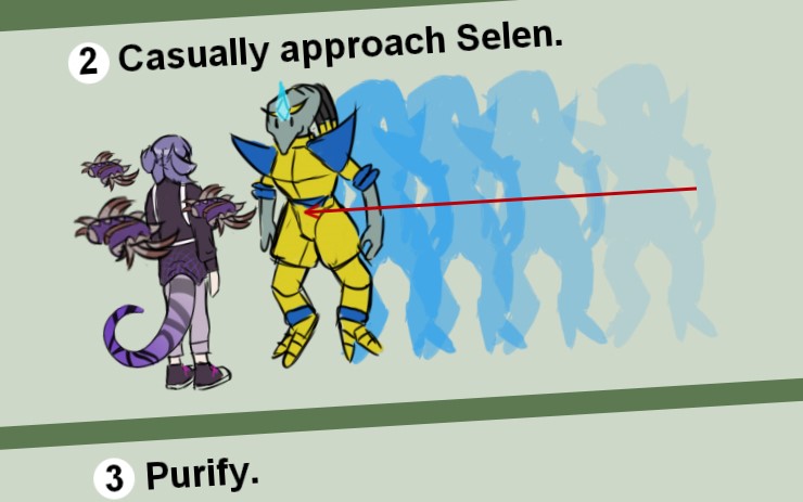 selen tatsuki and zerg (nijisanji and 2 more) drawn by anomen77