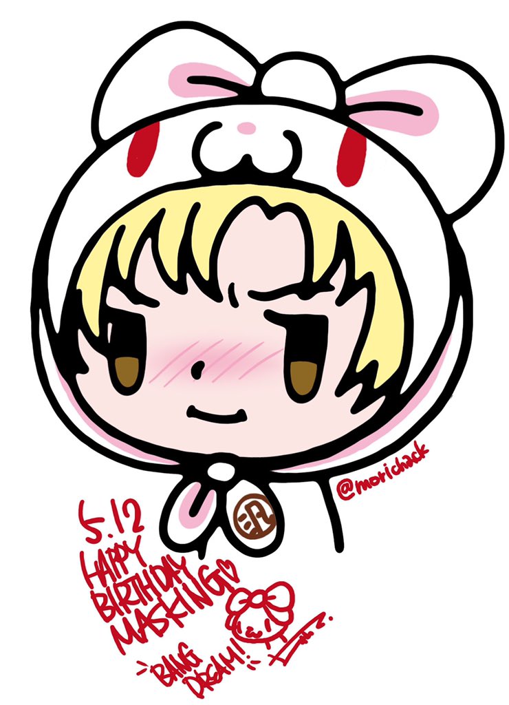 sato masuki and all-purpose bunny (bang dream! and 1 more) drawn by mori_chack