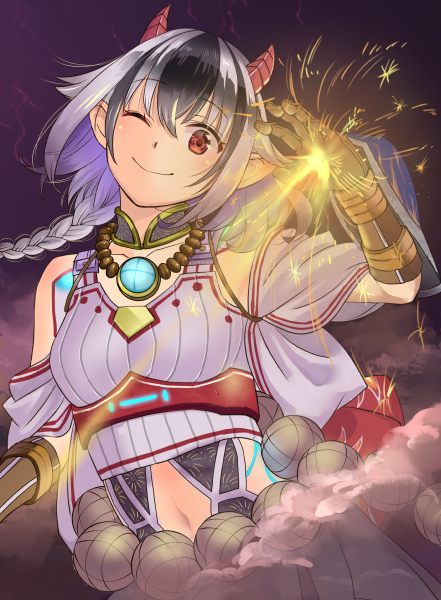 crossette (xenoblade chronicles and 1 more) drawn by ooshima_aki