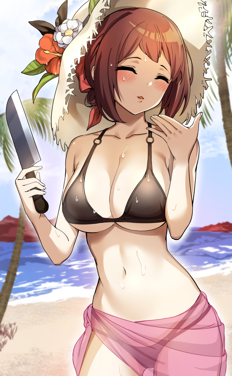 summer innkeeper loraine (guardian tales) drawn by ao_(user_xcnx5328)