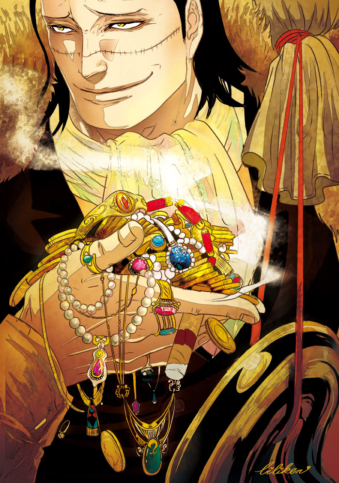 crocodile (one piece) drawn by biliken