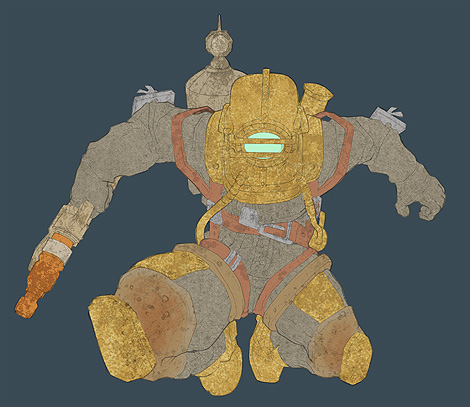 rosie (bioshock) drawn by joe_ng and roberto_campus