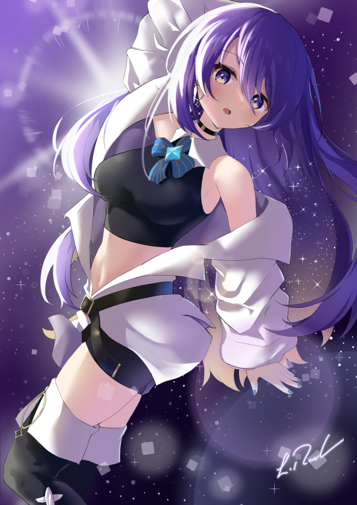 moona hoshinova (hololive and 1 more) drawn by lukas_reule