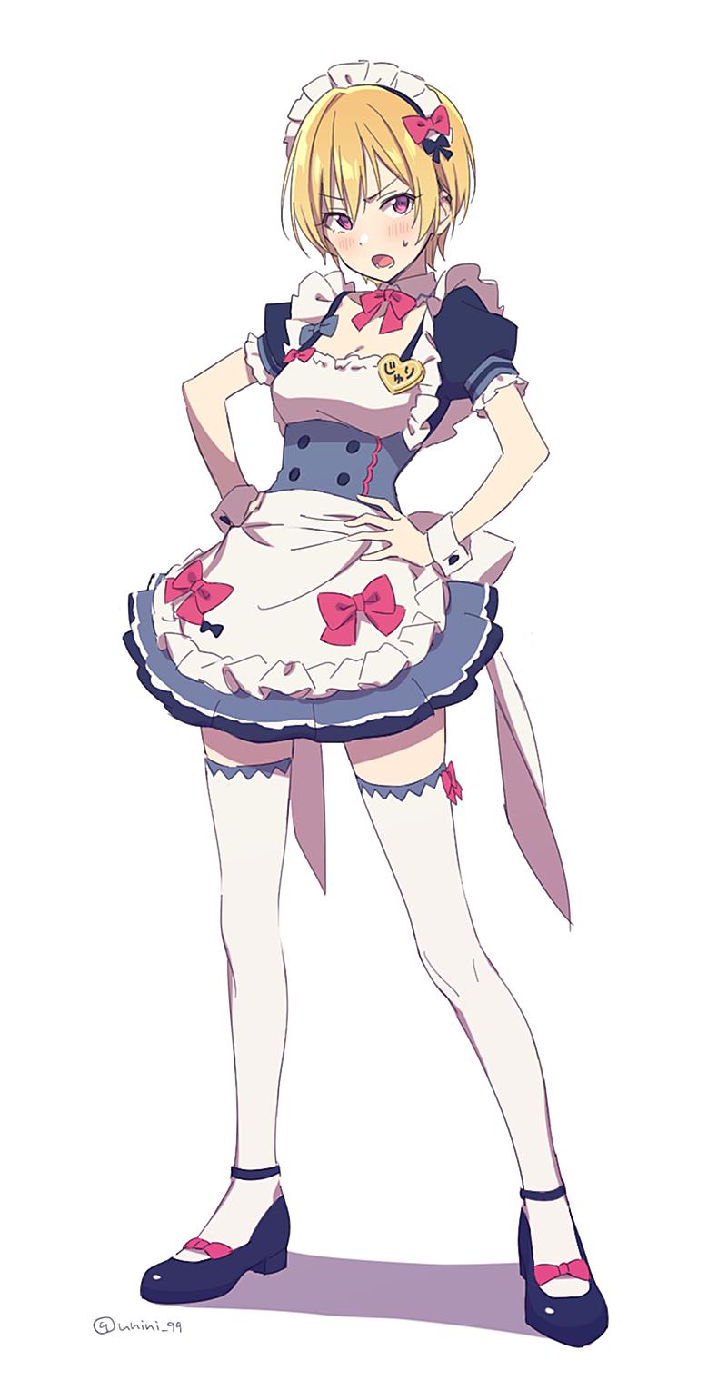 saijo juri (idolmaster and 1 more) drawn by agata_(agatha)