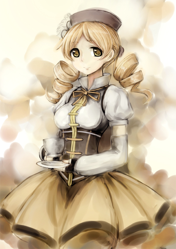 tomoe mami (mahou shoujo madoka magica) drawn by musclecar