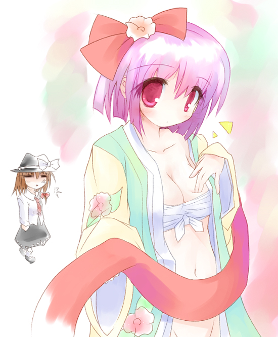 usami renko and hieda no akyuu (touhou) drawn by ai_takurou