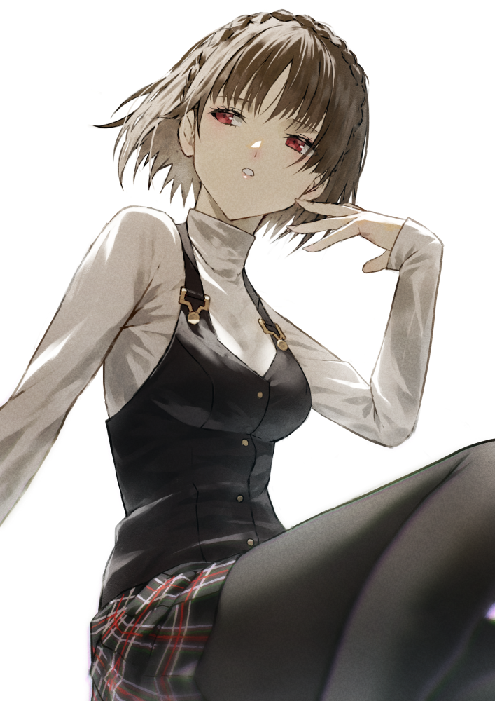 niijima makoto (persona and 1 more) drawn by fagi_(kakikaki)