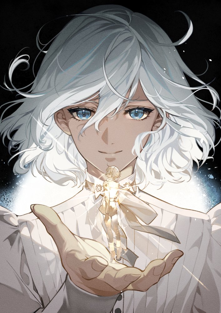 protagonist and the prince (metaphor: refantazio) drawn by lirica