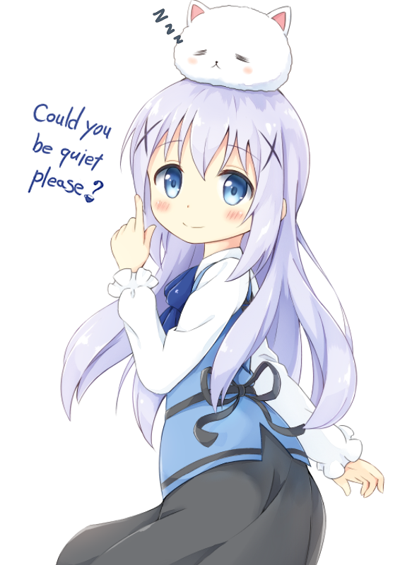 kafuu chino and tippy (gochuumon wa usagi desu ka?) drawn by matsuu_(akiomoi)