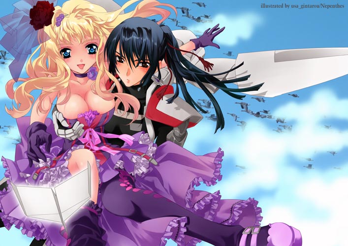 sheryl nome and saotome alto (macross and 1 more) drawn by usa_gintarou