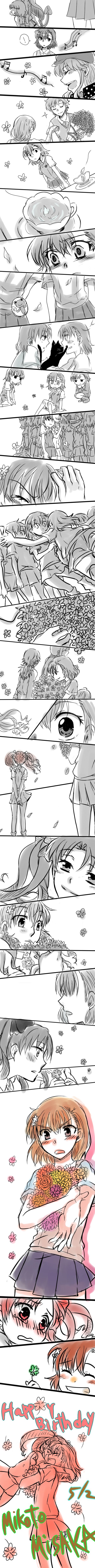 misaka mikoto, shirai kuroko, gekota, misaka imouto, tsukuyomi komoe, and 7 more (toaru majutsu no index and 3 more) drawn by cionci