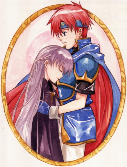 roy and sophia (fire emblem and 1 more) drawn by agahari