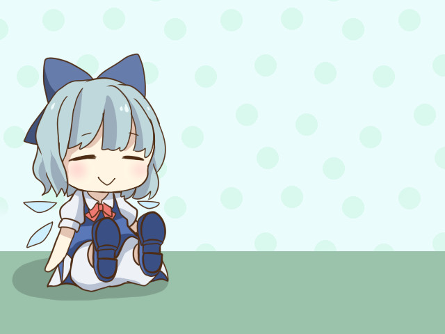 cirno (touhou) drawn by nemuta_muu