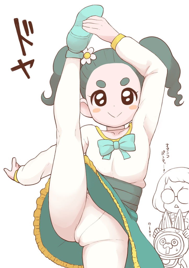 usapyon, misora inaho, and netaballerina (youkai watch) drawn by leonardo_16sei
